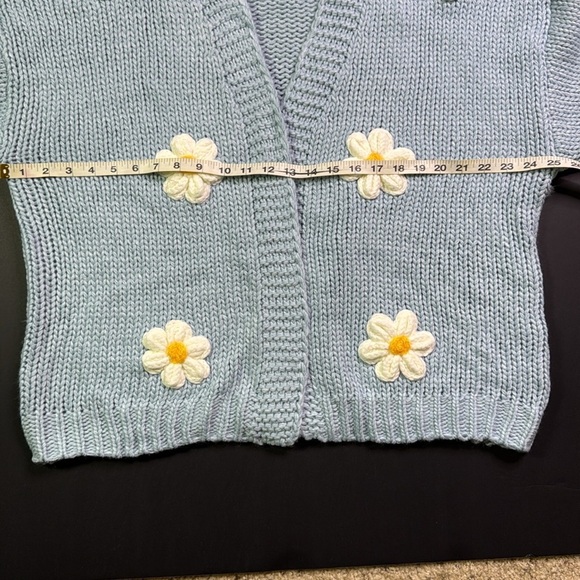 Arula Blue Daisy plus size 3X Cardigan NWT - Picture 3 of 9